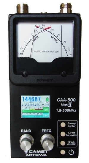 Comet CAA-500 Mark II 1.8-500 MHZ Graphic / Analog Antenna