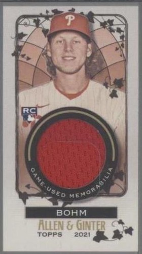 2021 Topps Allen & Ginter's - Alec Bohm #MFR-AB