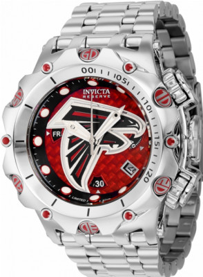 INVICTA NFL 52MM VENOM HYBRID STAINLESS WATCH ATLANTA FALCONS MEN 36126 DETAILS