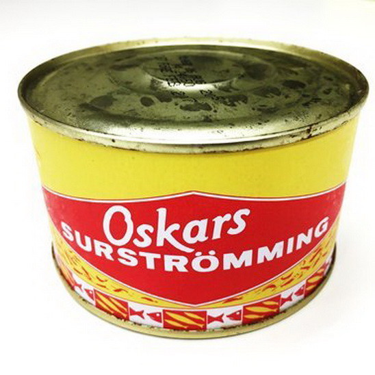 Oskars Surströmming 440g / 300g Fischeinwaage - Dose - fermentierte Heringe 
