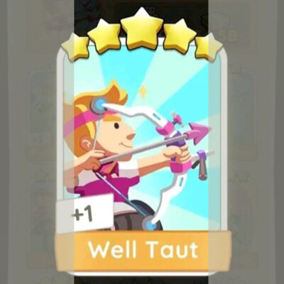 Well Taut Monopoly Go Sticker 5 Stars      - Fast Delivered