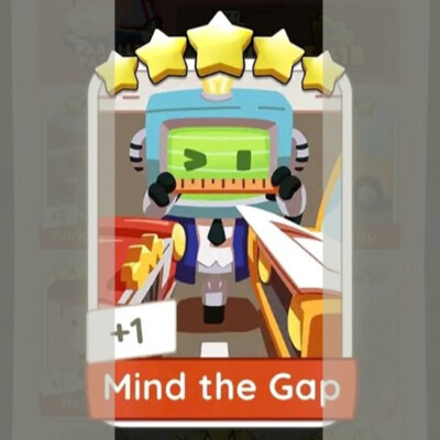 Mind the Gap MONOPOLY GO 5 Stars Sticker       - FAST Delivery