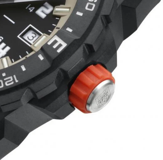 Pre-owned Luminox Bear Grylls Survival Sapphire Crystal Men's Watch Black Strap Xb.3731