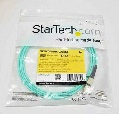STARTECH.COM A50FBLCSC2 2M FIBER CABLE LC/SC 50/125