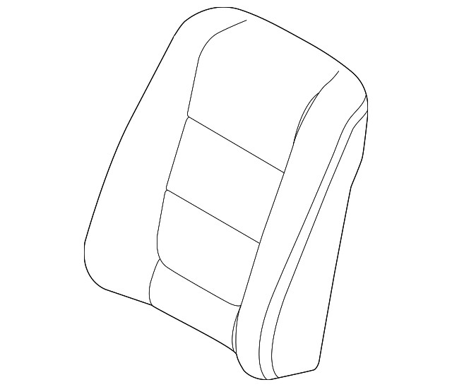 Genuine Ford Seat Back Cover JB5Z-7864416-CA