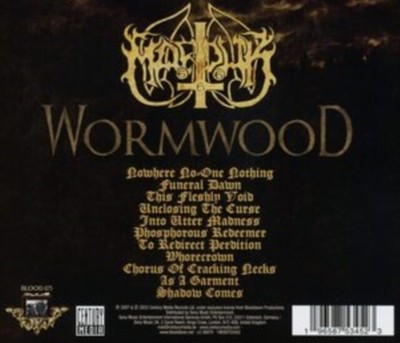 MARDUK - WORMWOOD REMASTERED - New CD - A4z