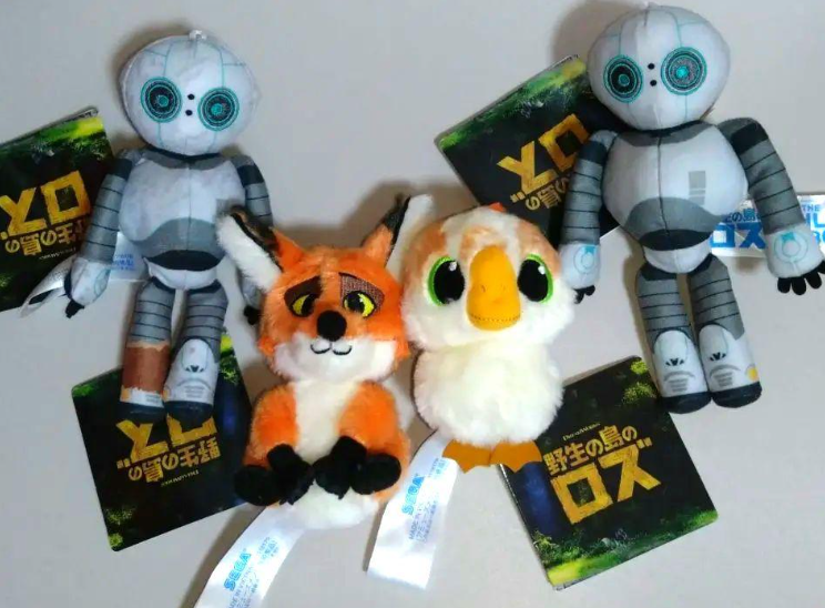 The Wild Robot Roz Plush Doll Toy Mascot Set of 4 SEGA 2025
