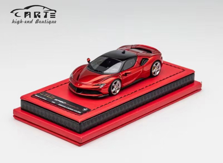 ART 1:64 Red SF90 Convertible Super Racing Sports Model