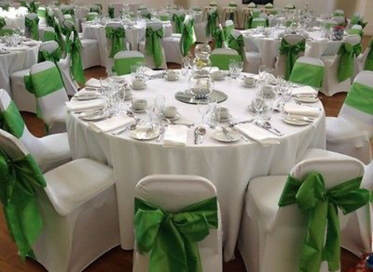 65p Chair Cover And Sash Hire Wedding Party Cheap Decorations