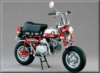 1969 Honda MINI TRAIL Z50A RED, Flexible Toolbox/Man Cave/Refrigerator Magnet