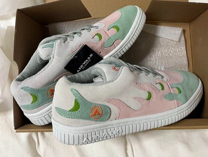 Pre-owned Airwalk Classics Jieda Scoach Sp Jie-2020s-gd12 Mint Pink White Japan Us9.5