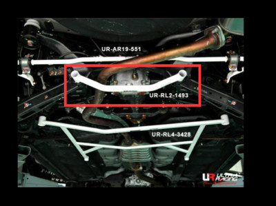 Rear Lower Bar for 2014-2018 Subaru Forester XT (SJ) / 2010-2014 Outback BR9