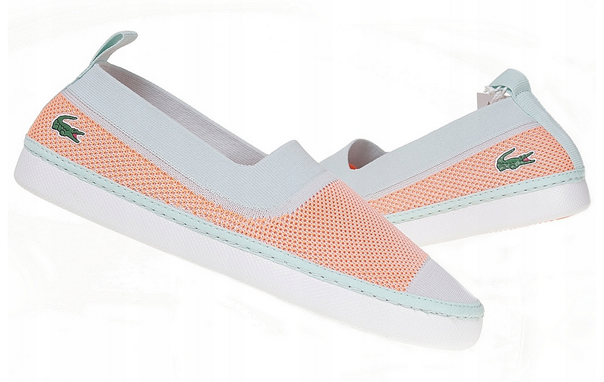 Lacoste L.ydro 118 NEU Slip On Ballerina Damen Blau Orange Coral Sommer Lydro eBay