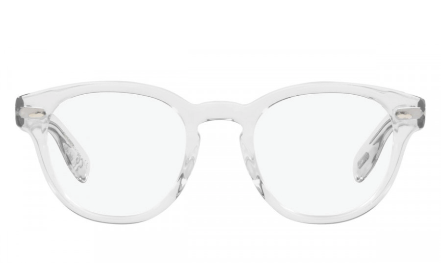 Pre-owned Oliver Peoples Ov5413u 1101 50 Cary Grant Crystal Men's Eyeglasses In Clear