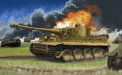 Academy 1/35 German Tiger-I Early Version Plastic Model Kit 13509
