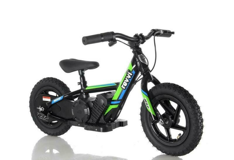 REVVI 12 Electric Off Road Balance Bikes Multiple Colours in