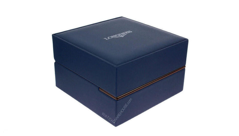 Pre-owned Longines Conquest V.h.p. 41mm Black Dial Rubber Men's Watch L3.716.4.56.9