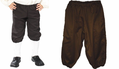 CHILD COLONIAL RENAISSANCE PIRATE KNICKERS PANTS VICTORIAN KIDS COSTUME KNICKERS