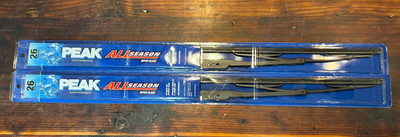 PAIR of PEAK All Season Auto Window Windshield Wiper Blades Set 26'' 650mm ASV261