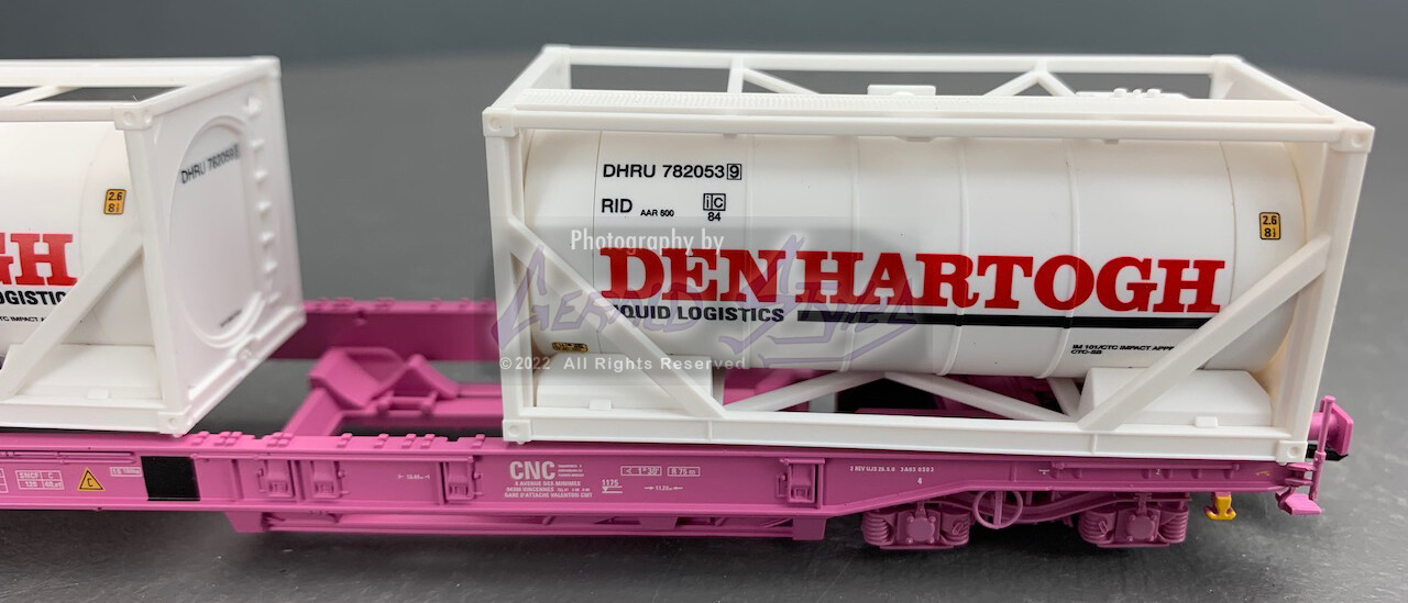 ◉TRIX◉15194◉40 Wagen Sie haben die Wahi◉ HO Trix 24519 Taschenwagen SNCF Deep Well Flat Car w/Tank