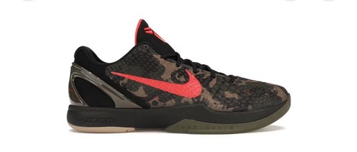 Pre-owned Kobe 6 Protro Italian Camo Men's Size Us 12 “ Same Day Shipping” In Multicolor