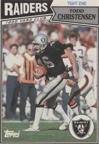 1987 Topps United Kingdom American Football Todd Christensen #49