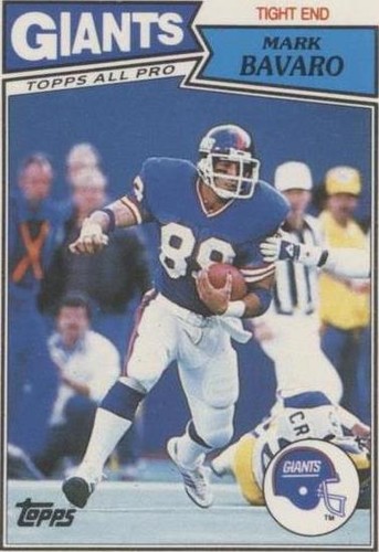 1987 Topps United Kingdom American Football Mark Bavaro #3