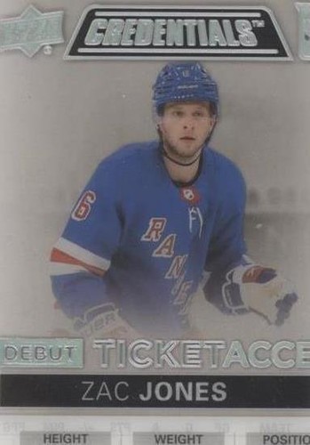 2021-22 Upper Deck Credentials - Zac Jones #DTA-ZJ
