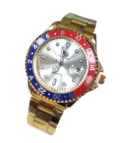 Orologio Da Polso Uomo Donna Rxen Analogico Quarzo Moderno Datario Color Oro lac