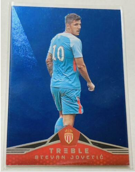 Stevan Jovetic Panini Treble Soccer 18-19 Blue Parallel /75