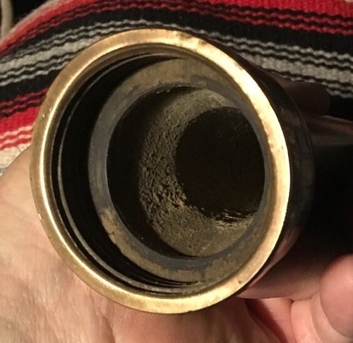 antique 10” Allen Co. polished brass fire hose nozzle xlnt cond.