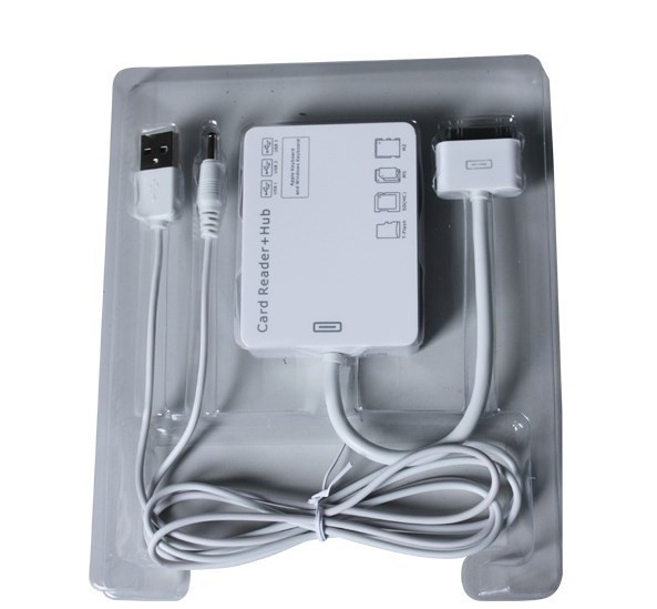 Connection Kit Card Reader + Hub For iPad1/1Pad2 Series SD/Mini/MicroSD  OT-2110