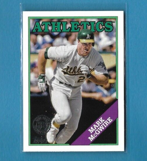 2023 Topps Mark McGwire 1988 Design 35th Anniversary Card
