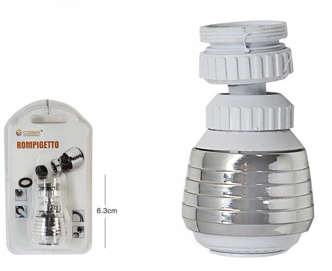 Aeratore Rompigetto Rubinetto Cucina Cromato Filtro Snodato 52795A dfh