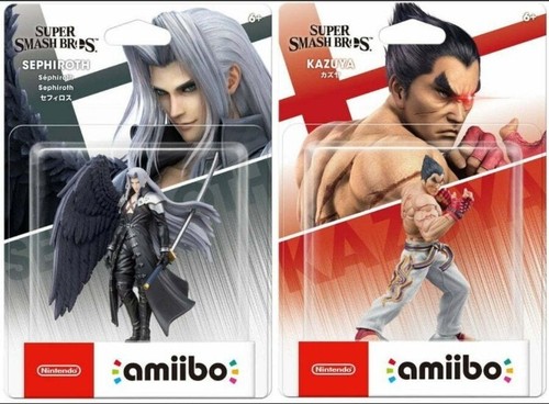 Nintendo amiibo Sephiroth & Kazuya set Super Smash Bros JPN