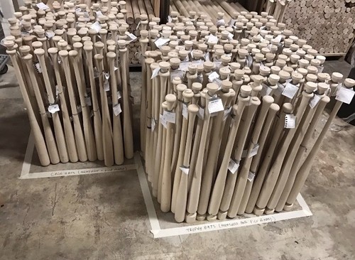 34" Wooden Blem Baseball Bats (Sold In Bundles Of 9) FREE SHIPPING!