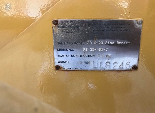 CRC EVANS PB 6-20 PIPE BENDER