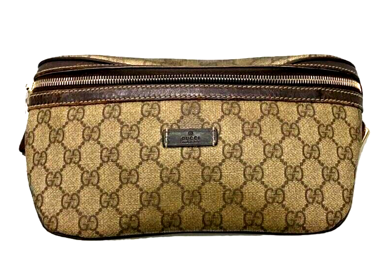 GUCCI GG Beige Waist Pouch Bum Bag Shoulder Belt Women GUCCI GG Beige Waist Pouch Bum Bag Shoulder Belt Women