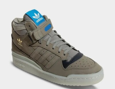 NIB $120 Adidas Forum Mid Men's Shoes Clay-Dgh Solid Grey-Sesame hq1508 Size 11