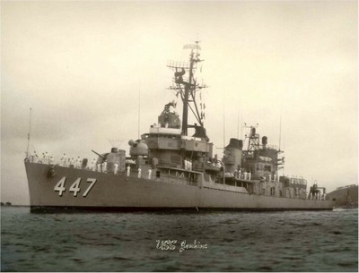 1/350 ISW 4228 -  U.S.S. Jenkins  DDE-447,  FRAM upgrade 1950's Resin Model Kit