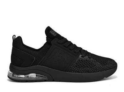 Kappa Knitted Bubble Trainers Men s Black Size UK12 EU47 (REF70)