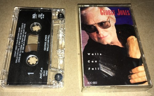 lot of  Geoge Jones cassette tapes! Walls Can Fall - Merle Haggard Tammy Wynette