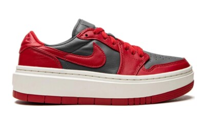 Nike Jordan 1 Elevate Low 'UNLV' Dark Grey Red White DH7004-006 Women's 8.5-12