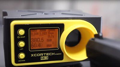XCORTECH  AIRSOFT SHOOTING CHRONOGRAPH X3200 MK3 CHRONO BB FEET PER SECOND