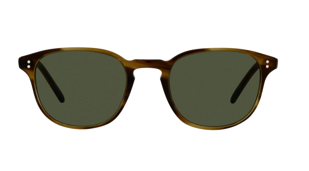 Pre-owned Oliver Peoples Fairmont Sun Bark / G-15 Ov5219s 167752 49mm