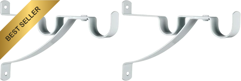 275470 Double Stayed Curtain Bracket, 14 Mm X 85 Mm X 130 Mm Size (Pack of 2)
