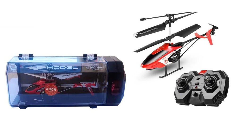 Elicottero Radiocomandato 3.5 Canali Drone Super Resistente Con Giroscopio cir