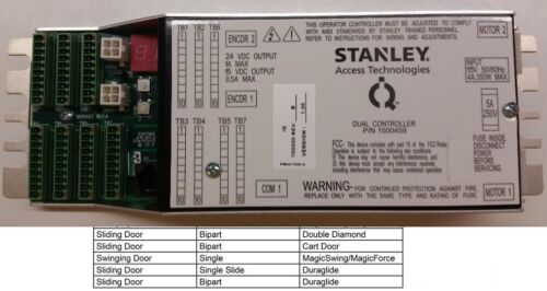 Stanley MC521 White Control Duraglide Magicforce Dual Motor Auto Door 314321 IQ 