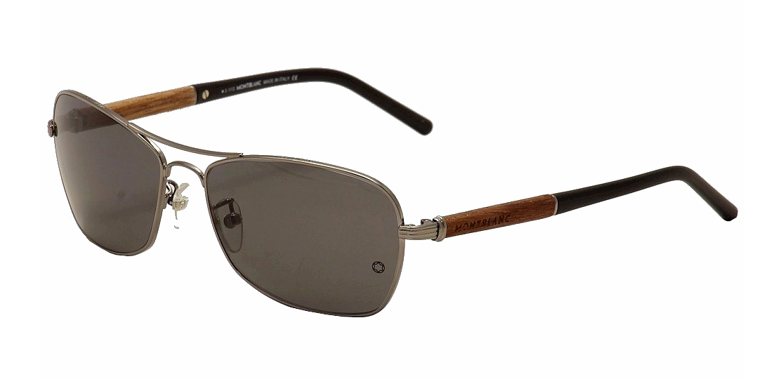 Authentic MONTBLANC MB 410S 28J Gold w/Brown Lens Men's