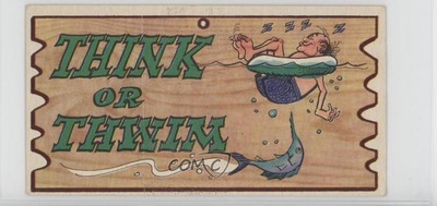 1959 Topps Wacky Plaks Think or Thwim #28 1i7